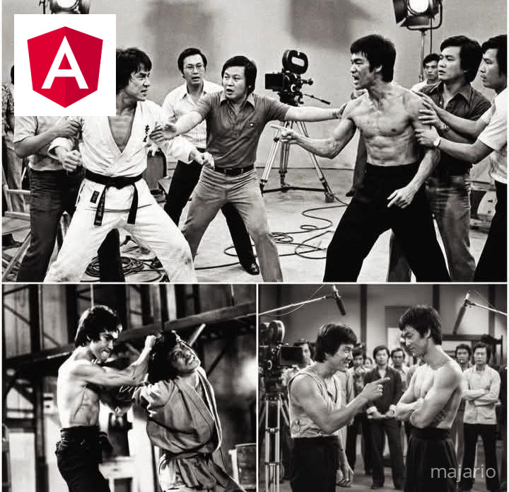 Hapo ni Golden Harvest Studios mwaka 1972 pale ambapo kijana mdogo Jackie Chan alijihisi anauwezo sawa na mpiganaji bora wa dunia wa muda wote Bruce Lee,Na