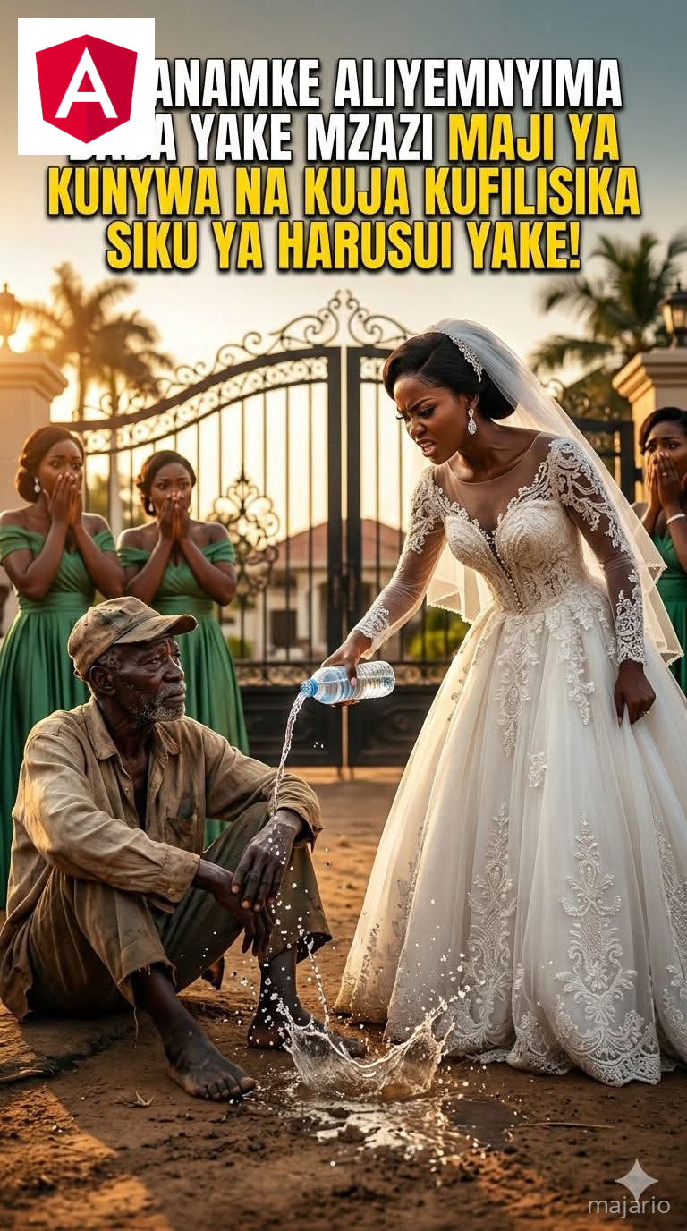 MWANAMKE ALIYEMNYIMA BABA YAKE MZAZI MAJI YA KUNYWA NA KUJA KUFILISIKA SIKU YA HARUSUI