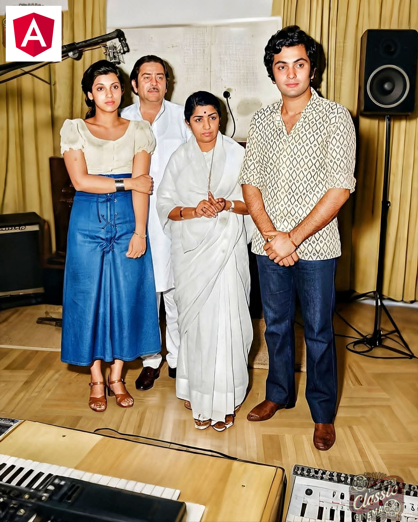 What a beautiful throwback from the music recording days of Bobby ~