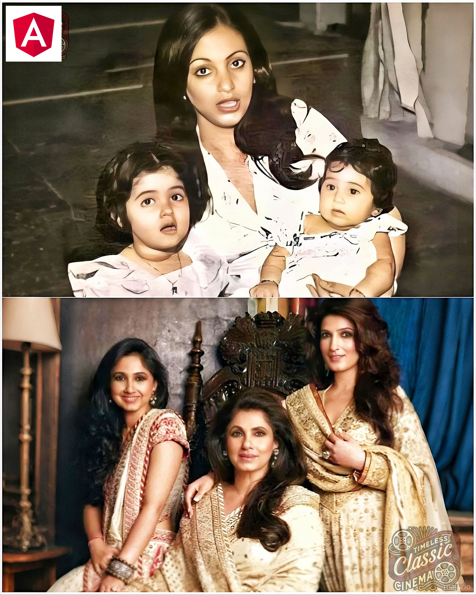 Some Bollywood families just have that star vibe, and Dimple Kapadia and her daughters are a perfect example
